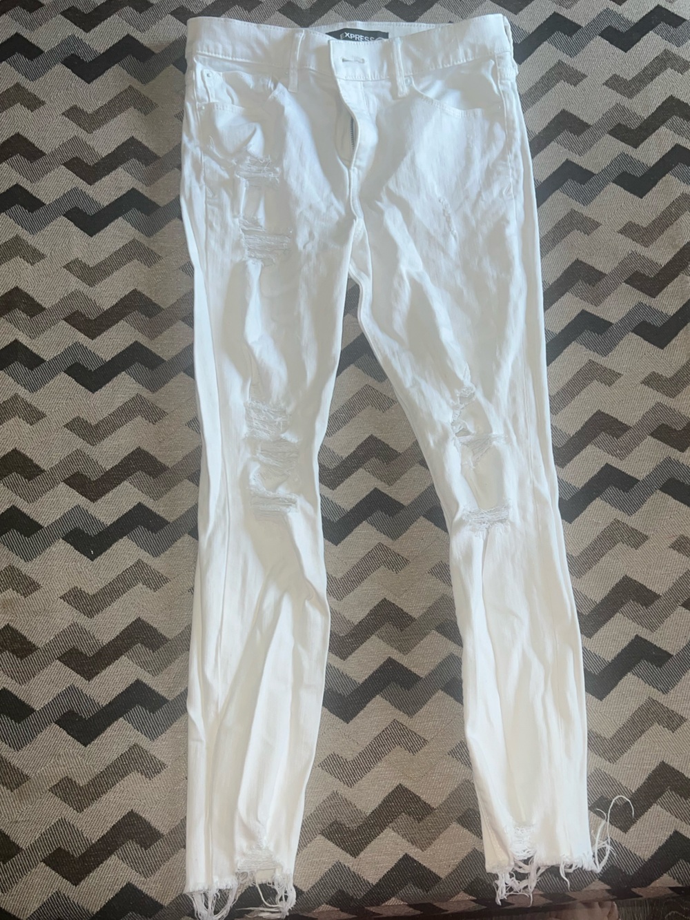 Express White Denim Jeans